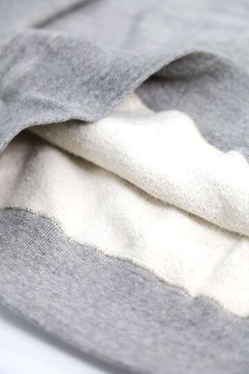 03-0015 LOOP WHEEL CREW NECK SWEAT SHIRT 64HEATHER GRAY,, small image number 2