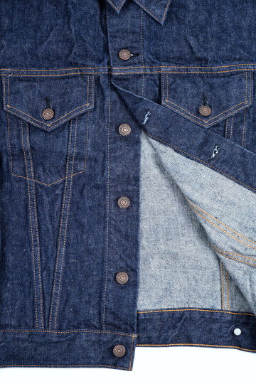 01-6005 13.5oz 3rd type 60'S DENIM JACKET,, small image number 4