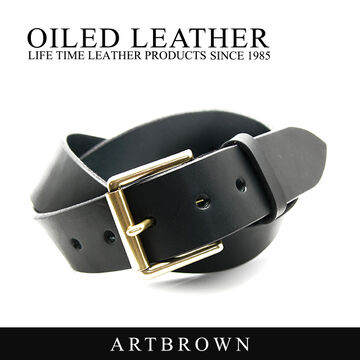 <Disabled=8> OGB40036AB Tochigi leather leather men's belt 40mm width harness belt,BROWN, small image number 0