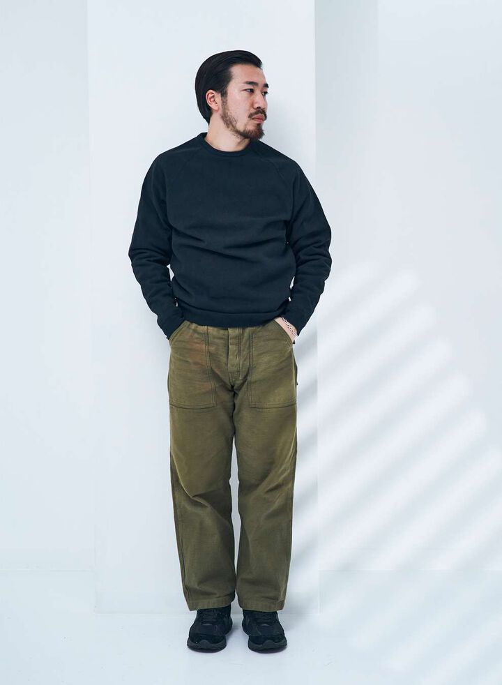 SWS-TW01 10/2 Extra heavy L/S T-shirt,OFF WHITE, medium image number 4
