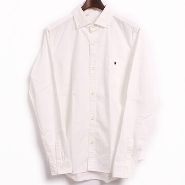 BARNS 1888 little collar long sleeve ox ford button down shirts (NAVY, WHITE, BLUE, ORANGE),, small image number 1