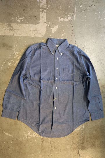 01-8112 Standard Button Down Shirt Chambray,, small image number 0