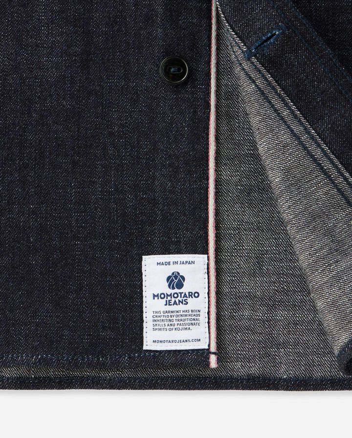 MMLS1000 8oz TRIPLE STITCH LONG SLEEVE DENIM SHIRT,INDIGO, medium image number 4
