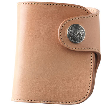 PAILOT RIVER PR-HR01-Z (REDMOON) Short Wallet PR-HR01-Z (Oil Leather Black
Oil Leather Red Brown
Oil Leather Dark Brown
Saddle Leather Natural),OIL LEATHER DARK BROWN, small image number 0