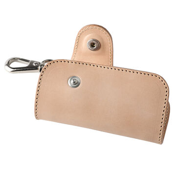 PAILOT RIVER PR-HRKC-A (REDMOON) Key Case PR-HRKC-A (Oil Leather Black
Oil Leather Red Brown
Oil Leather Dark Brown
Saddle Leather Natural),SADDLE LEATHER NATURAL, small image number 6