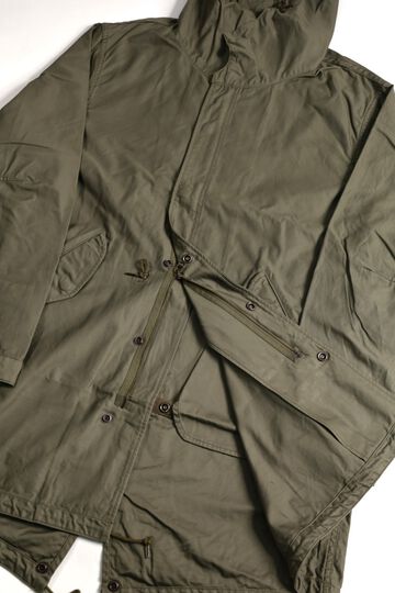 F2402 M-51 SHELL PARKA B9 MOLESKIN-OLIVE-M,OLIVE, small image number 2