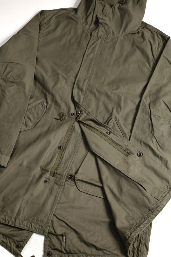 F2402 M-51 SHELL PARKA B9 MOLESKIN-OLIVE-M,OLIVE, medium image number 2