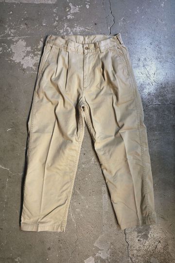 03-5021 TUCK WIDE TOROUSERS (40 KHAKI),, small image number 0