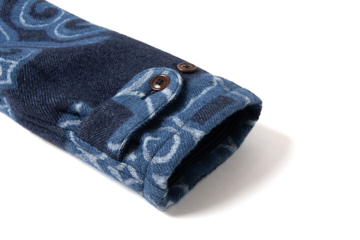 SP-104 45th Ainu Blanket Jacket,NAVY, medium image number 8