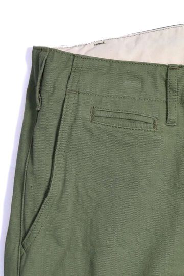 ONI737-SVC  9.5oz Selvedge Chino Trousers,KHAKI BEIGE, small image number 11