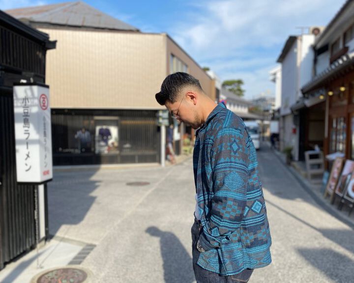 GZ-PLSHL-0411 Pleated Shirts-BLUE-4L,BLUE, medium image number 11