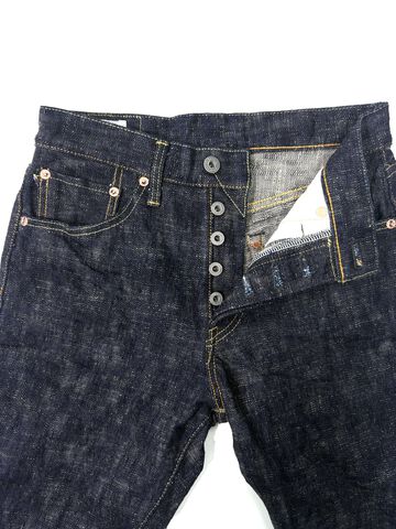 ONI246-KASURI 17oz ONI Kasuri Denim Neat Straight,, small image number 1