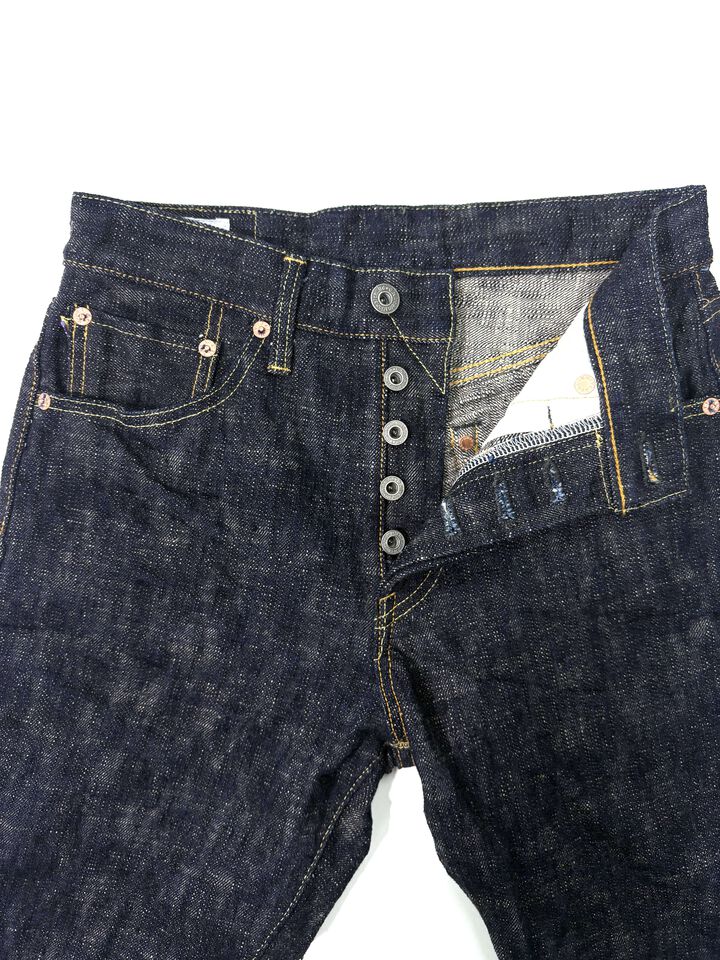 ONI246-KASURI 17oz ONI Kasuri Denim Neat Straight,, medium image number 1