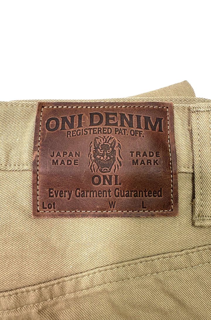 ONI266SVC-KHB Selvedge Chino Khaki Beige Relax Straight,, medium image number 7