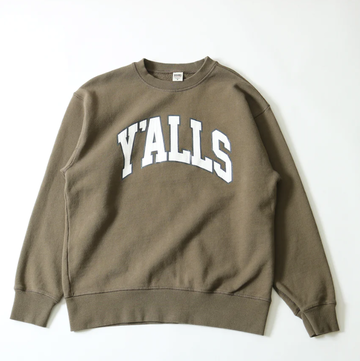 BR-23103 BARNS ORIGINAL FABRIC HEAVY WEIGHT COTTON CREW SWEAT-OLIVE-L,OLIVE, small image number 4