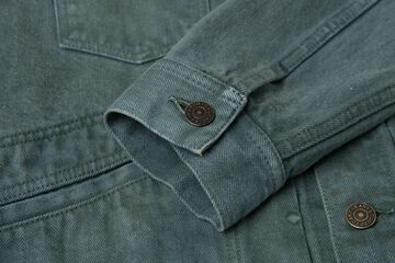 【Pre-Order】D4672 14oz Indigo Green Denim Jacket,, small image number 4