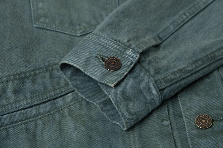 【Pre-Order】D4672 14oz Indigo Green Denim Jacket,, medium image number 4