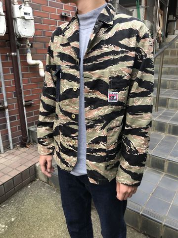 TCBDMCHJKTCAMO TCB JEANS x DENIMIO Tiger Camo Chore Jacket,, small image number 9