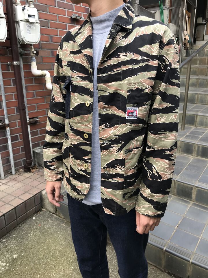 TCBDMCHJKTCAMO TCB JEANS x DENIMIO Tiger Camo Chore Jacket,, medium image number 9