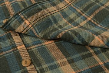 5752 Flannel Check Shirt,ORANGE, small image number 9