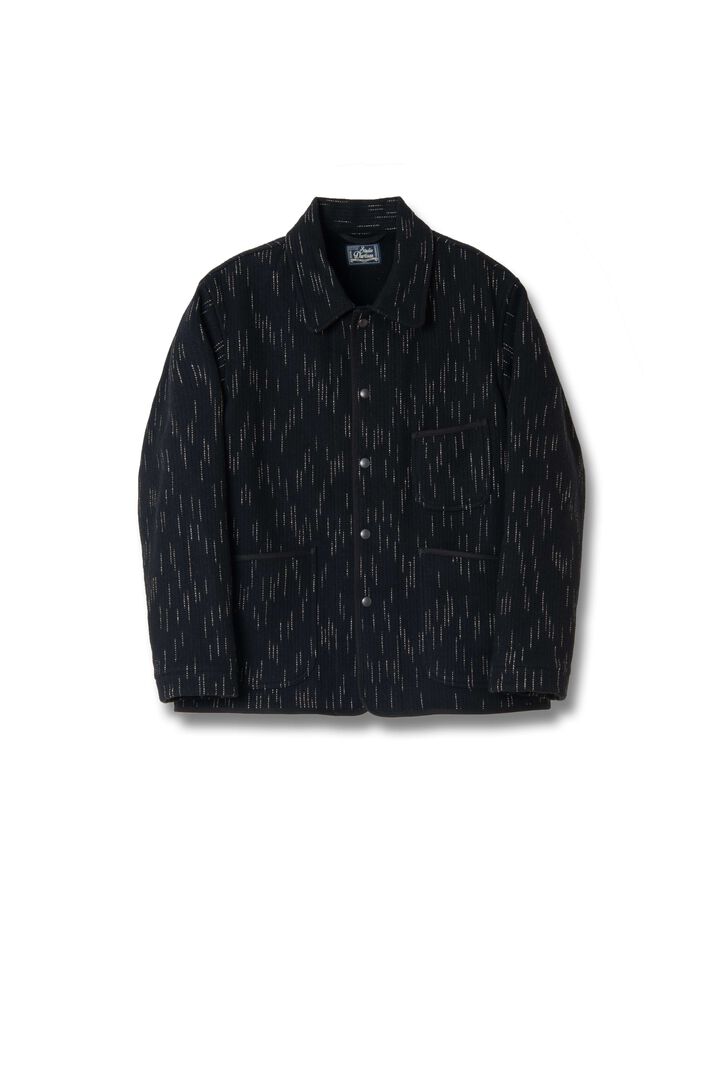 4616 Kasuri Dyed Beach Cloth Jacket,, medium