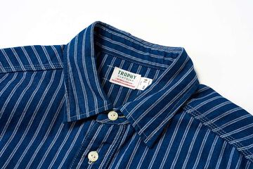 TROPHY CLOTHING - HARVEST L/S SHIRT (STRIPE) TR-SH04,STRIPE, small image number 2