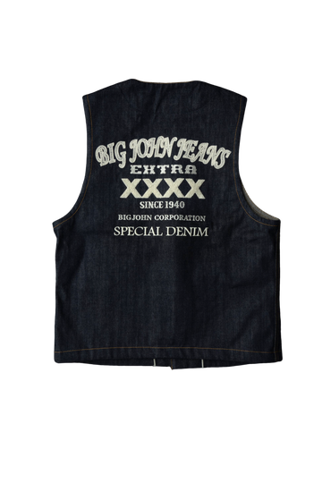 XX602BE (SP5) 15.8oz "XXXX-EXTRA" NATURAL INDIGO 5 CONTINENTS ORGANIC COTTON DENIM VEST,, small image number 0