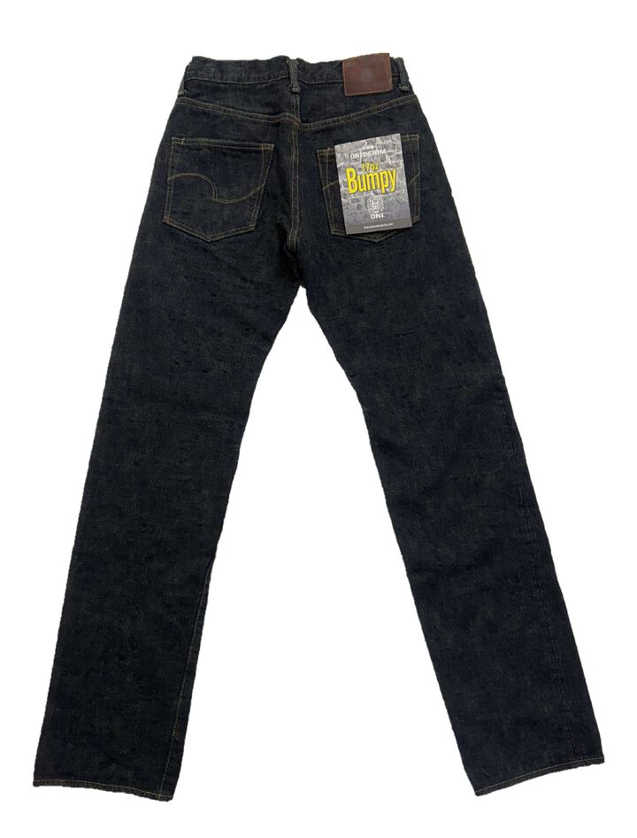 ONI-277Bumpy-草木 (Kusaki) 17oz Bumpy Denim Just Right Straight,, medium image number 7