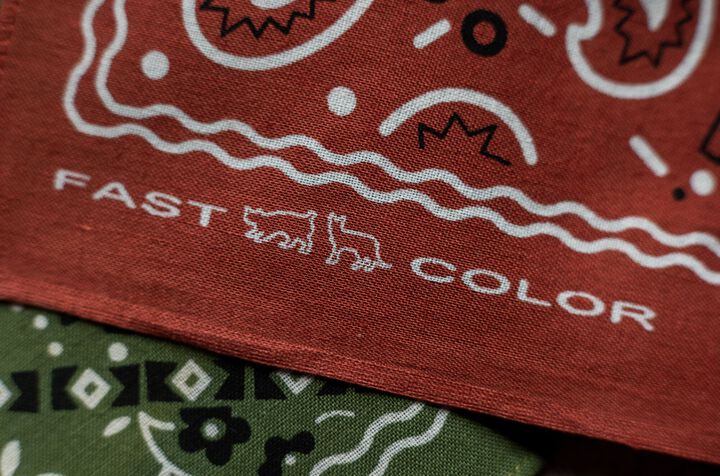 TCB Two Cats Bandana-RED,RED, medium image number 3