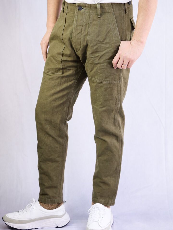 YO0905BKROLV 25oz Utility Pants Olive,, medium image number 4