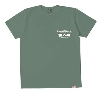 8235 US Cotton Standard Print T-shirts,WHITE, small image number 3