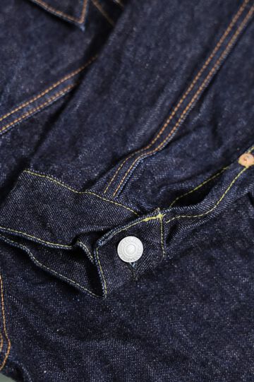 2107W-20 13.7oz Type 1 Denim Jacket (One Wash)-One Wash-42,, small image number 8