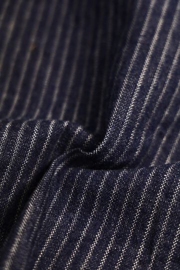 ONI03101-HJS Drop-Needle Stitching Jacquard Striped Denim Coverall-One Wash-44,, small image number 6