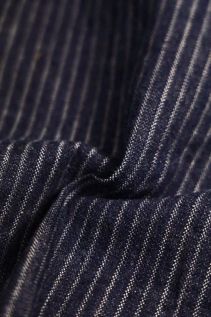 ONI03101-HJS Drop-Needle Stitching Jacquard Striped Denim Coverall-One Wash-44,, medium image number 6