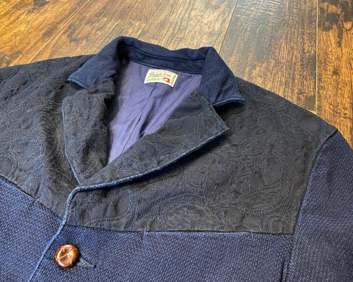 GZ-PIDTRJK-0310 Switching Tailored Jacket Paisley &times; SASHIKO,, medium image number 4