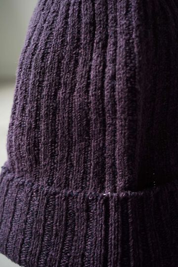 244AC16 Hand Spun Cotton / Knit Cap,CHARCOAL, small image number 17