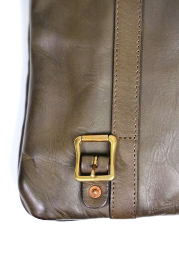 VS-207L LEATHER HELMET 2WAY BAG,OLIVE, small image number 7