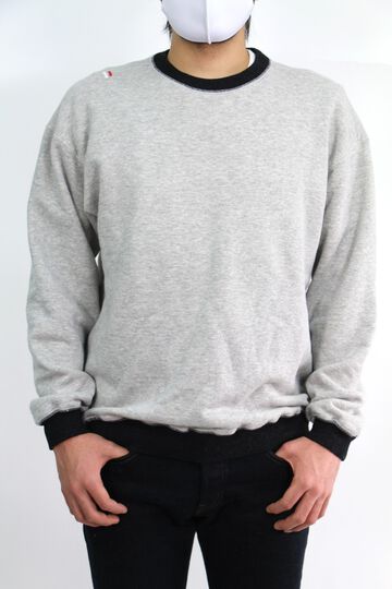 ZU1104K Loopwheeled Tsuri-ami grey "ZUIEN" sweatshirt -M,, small image number 0