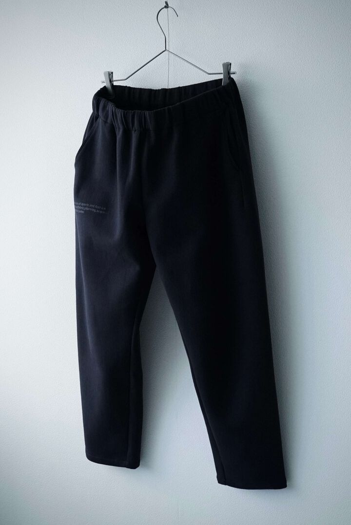 【vleed prologue】VL-005 Multi High Function Double Knit / Taperd Easy Pants,SUMIKURO x BLACK, medium image number 5