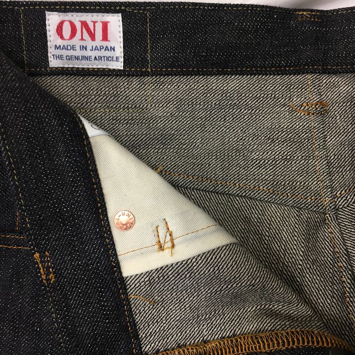 ONI-922HM-NXX 17oz "Hand-Sewn" High Rise Relax Tapered New XX Low Tension Slub Denim,, medium image number 16