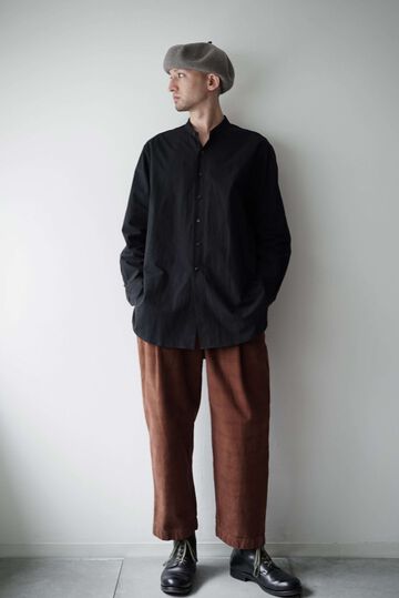 【CAPERTICA】CAP708PT08 Natural Dyed Check / Peg Top Easy Pants,BENGARA, small image number 0