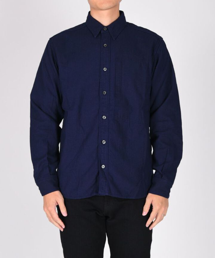 MXLS1008 DOBBY WORK SHIRTS (INDIGO, OLIVE)