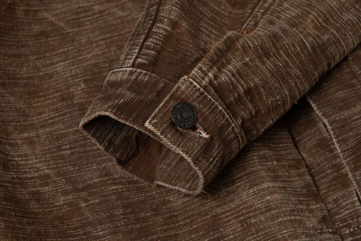 【Pre-Order】D4667 15oz GL3 Hand-Dyed Kakishibu-zome Denim Jacket,, medium image number 3