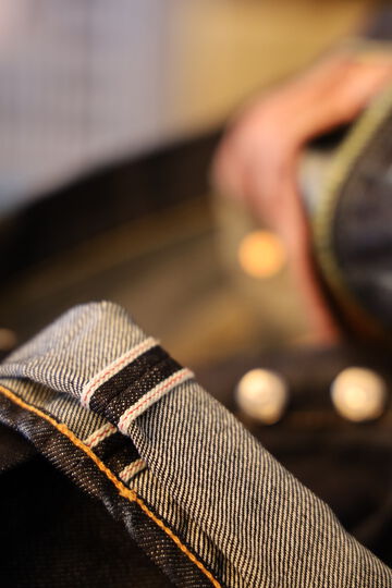 TCBDMHT01 12OZ "WASHI DENIM" HIGH RISE RELAX TAPERED TCB JEANS X DENIMIO-28-Non Wash,, small image number 4