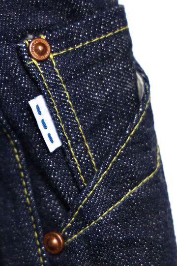 TRPDM1605 14.5oz TROPHY CLOTHING × Denimio COLLAB DIRT DENIM REGULAR STRAIGHT,, small image number 5