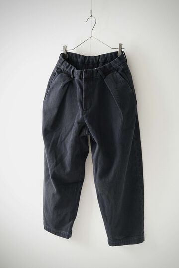 245PT08 Sashiko / W-Tuck Pants (SUMI+INDIGO),SUMI + INDIGO, small image number 1
