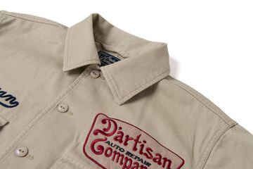 5733 Embroidery Work Shirts,NAVY, small image number 4