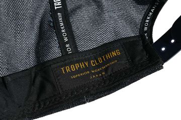 TR25SS-701 Earth Logo Denim Tracker Cap (Natural, Black, Indigo),NATURAL, small image number 5