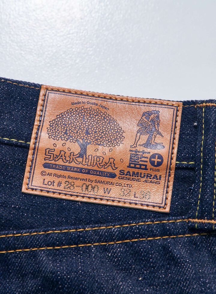 S500AX-SAKURA 18oz "AI PLUS-SAKURA" REGULAR STRAIGHT JEANS,, medium image number 5