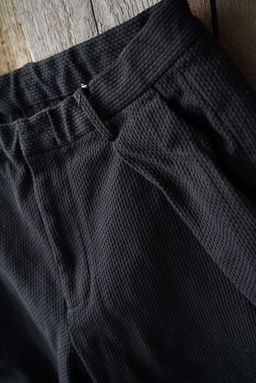 233PT20 Ancient Dyed Sashiko / W-Tuck Pants,LOGWOOD BLACK, small image number 5
